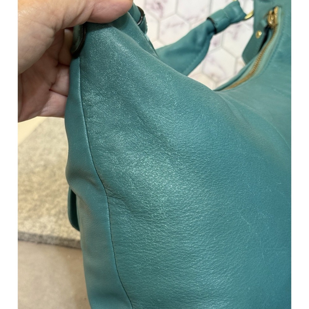 Coach Kristin Crossbody or Shoulder Hobo bag in Aegean teal color Style 16808 - Picture 12 of 14